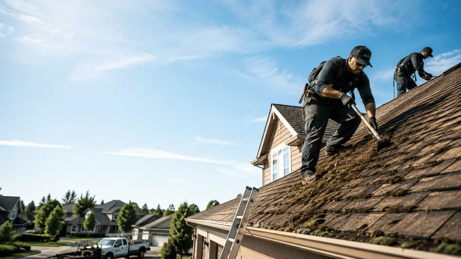 Roof Moss Removal in Harrah, WA near me